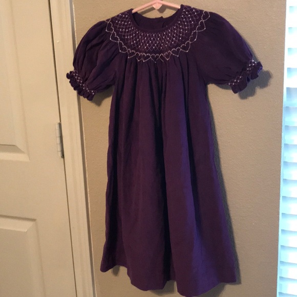 Mom&Me Other - Smocked corduroy dress -3T